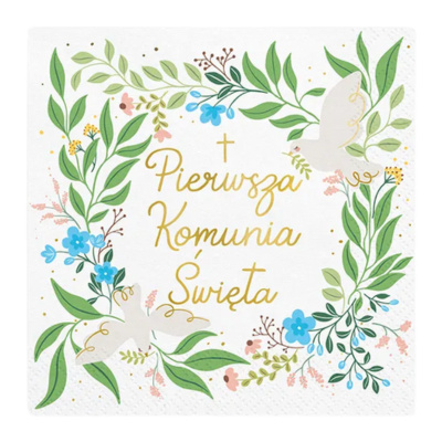 SERWETKA KOMUNIA 33*33 A-20
