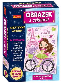 Ranok Creative Zestaw kreatywny dla dzieci Ranok Creative Cekinowe obrazki Francja (9503007000)