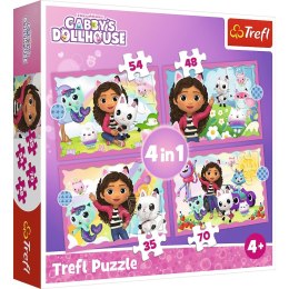 Trefl Puzzle Trefl Gabby's Dollhouse 4w1 el. (34620)