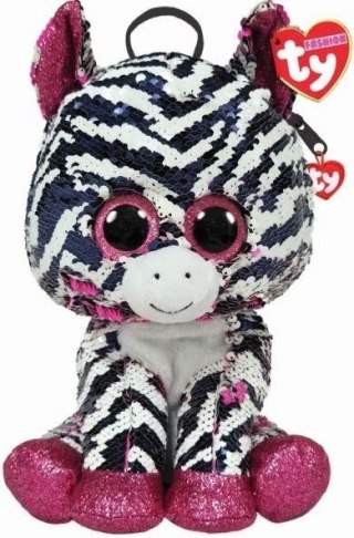 Meteor Pluszak Meteor Cekinowy plecak Fashion Zoey Zebra (TY95030)