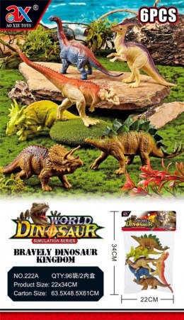 Ciuciubabka Figurka Ciuciubabka dinozaury mix 6 szt. (101346)