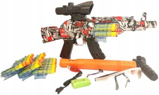 Ciuciubabka Karabin Ciuciubabka elektryczny AK-47 + luneta + strzałki (Y300226)