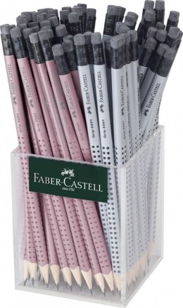 Faber Castell Ołówek Faber Castell Grip srebrny/różowy B (217272 FC)
