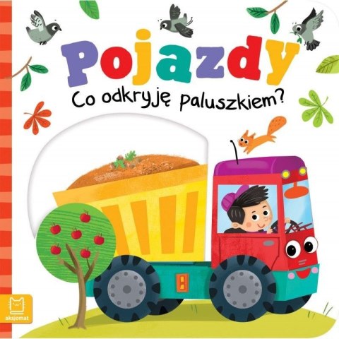 Aksjomat Książeczka edukacyjna Aksjomat Pojazdy. Co odkryję paluszkiem?