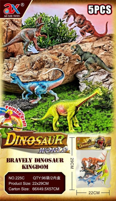 Ciuciubabka Figurka Ciuciubabka dinozaury mix 5 szt. (101344)