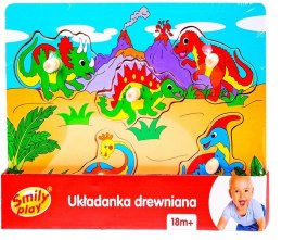 Smily Play Układanka Smily Play drewniana dinozaury (SPW83597)