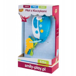 Smily Play Zabawka dźwiękowa pilot z kluczykami niebieski Smily Play (SP83120)
