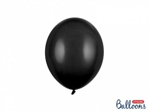 Partydeco Balon gumowy Partydeco Strong Pastel Black 100 szt. czarny 230mm (SB10P-010)