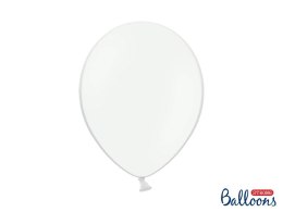 Partydeco Balon gumowy Partydeco Strong w kolorze Pastel Pure White 30cm, 100szt. biały 300mm (SB14P-008)