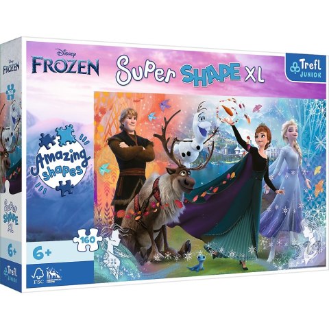 Trefl Puzzle Trefl Frozen XL Odkryj świat 160 el. (50022)