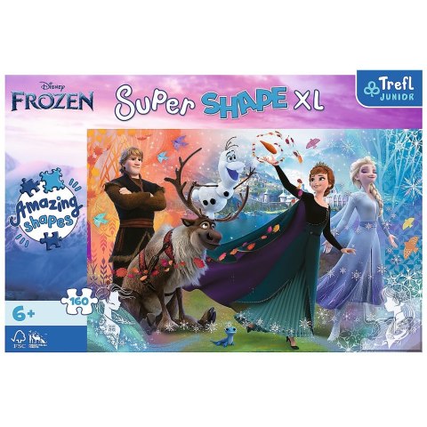 Trefl Puzzle Trefl Frozen XL Odkryj świat 160 el. (50022)