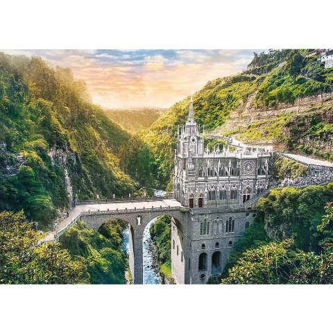 Trefl Puzzle Trefl Sanktuarium Las Lajas, Kolumbia 1000 el. (10724)