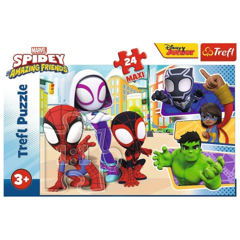 Trefl Puzzle Trefl Spiday I Przyjaciele 24 el. (14348) Trefl Puzzle Trefl Spiday I Przyjaciele 24 el. (14348)
