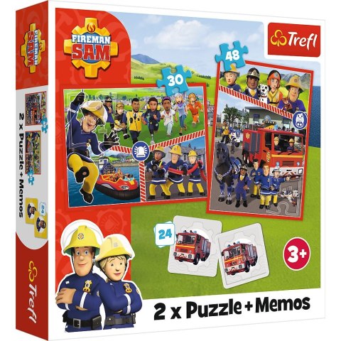 Trefl Puzzle Trefl Strażak Sam 2w1 el. (93334)