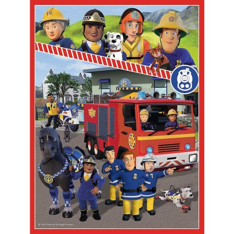 Trefl Puzzle Trefl Strażak Sam 2w1 el. (93334) Trefl Puzzle Trefl Strażak Sam 2w1 el. (93334)