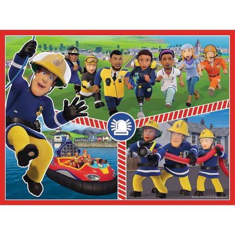 Trefl Puzzle Trefl Strażak Sam 2w1 el. (93334) Trefl Puzzle Trefl Strażak Sam 2w1 el. (93334)