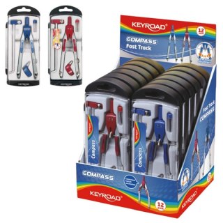 Keyroad Cyrkiel Keyroad metalowy 4 el. (KR971412)