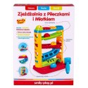 Smily Play Zabawka edukacyjna zjeżdżalnia z piłeczkami i młotkiem Smily Play (SP82932)