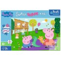 Trefl Puzzle Trefl Peppa Pig XXL Zabawy z braciszkiem 60 el. (50011)