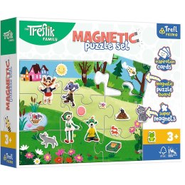 Trefl Puzzle Trefl Trefliki Magnetyczne Rodzina Treflików (93166)