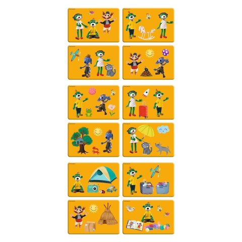 Trefl Puzzle Trefl Trefliki Magnetyczne Rodzina Treflików (93166)