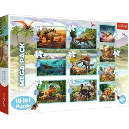 Trefl Puzzle Trefl W świecie Dinozaurów 10w1 el. (90390)