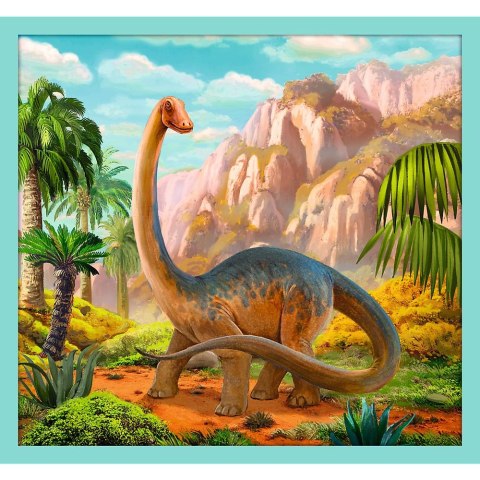 Trefl Puzzle Trefl W świecie Dinozaurów 10w1 el. (90390)