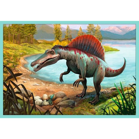 Trefl Puzzle Trefl W świecie Dinozaurów 10w1 el. (90390)