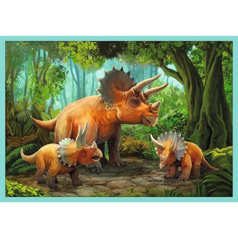 Trefl Puzzle Trefl W świecie Dinozaurów 10w1 el. (90390)