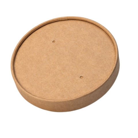 Pokrywka 115mm papierowa kraft do kubka na zupę 750ml / 930ml / 50 sztuk Pokrywka 115mm papierowa kraft do kubka na zupę 750ml / 930ml / 50 sztuk