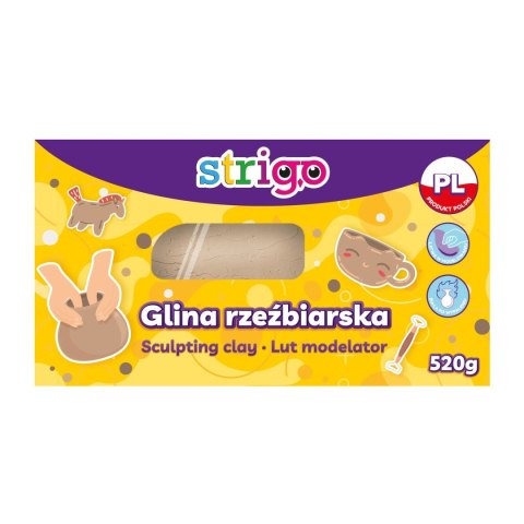 Strigo Glinka Strigo samoutwardzalna naturalna 520 g (SSC329)