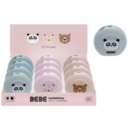 Bebe Temperówka BB Girl podwójna pojemnikiem mix plastik Bebe (5902277331250)