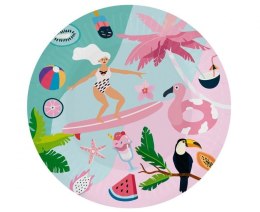 Godan Talerz jednorazowy Godan Kolekcja Summer - Lets Party (surfing) śr. 180mm 6 szt (PG-TPS6)