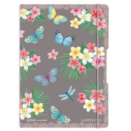 Herlitz Notes x2 LadyLike Butterflies A4 40k. Herlitz (50044337)
