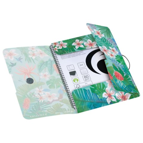 Herlitz Teczka kartonowa na gumkę Ladylike Jungle A4 Herlitz (50043996)