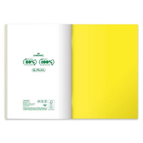 Herlitz Zeszyt Herlitz Colors Eco PP 9552019 A5 60k. 70g linia (400198108)