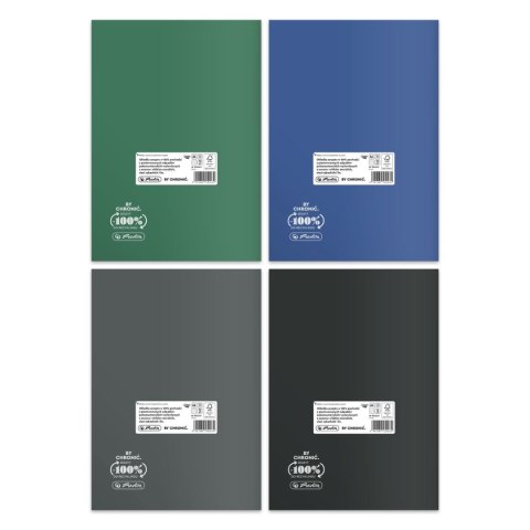 Herlitz Zeszyt Herlitz Ocean Colors Eco PP 9552431 A4 60k. 70g krata (400198130)