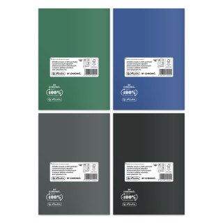 Herlitz Zeszyt Herlitz Ocean Colors Eco PP 9552407 A5 60k. 70g krata (400197971)