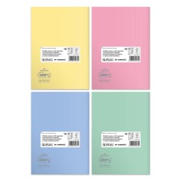 Herlitz Zeszyt Herlitz Pastel Colors Eco PP A5 60k. 70g krata (9552746)