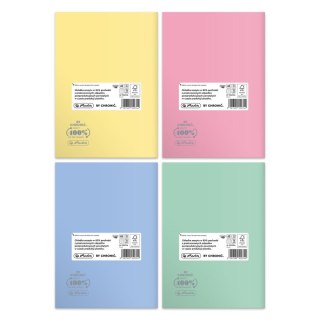 Herlitz Zeszyt Herlitz Pastel Colors Eco PP 9552746 A5 60k. 70g krata (400197972)