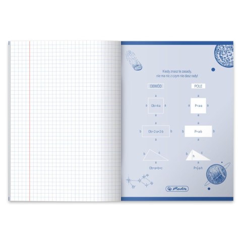 Herlitz Zeszyt Herlitz The Hero A5 16k. 70g krata (9554064) Herlitz Zeszyt Herlitz The Hero A5 16k. 70g krata (9554064)