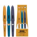 Bebe Długopis wymazywalny Bebe BB Friends Boys ze skuwką 5902277331847 niebieski 0,7mm (profilowany)