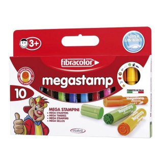 Fibracolor Mazaki olbrzymy Fibracolor Mega Stamp 10 sztuk