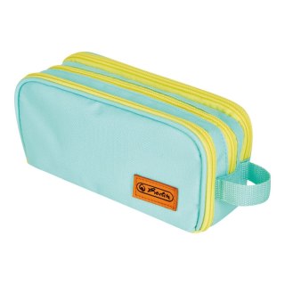 Herlitz Piórnik Herlitz Kosmetyczka Mint/Yellow 50043736 (300001511)