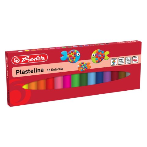 Herlitz Plastelina Herlitz 16 kol. mix (9570797)