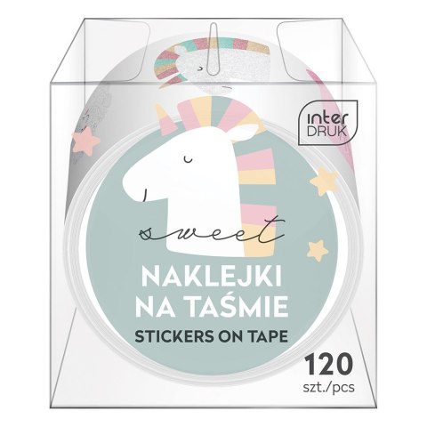 Interdruk Naklejka (nalepka) Interdruk KIDS na taśmie 24 szt displ (120szt)