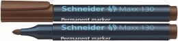 Schneider Marker permanentny Schneider Maxx 130, brązowy 1,0-3,0mm okrągła końcówka (SR113007)