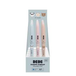 Bebe Długopis wymazywalny Bebe BB Friends Girls ze skuwką 5902277331830 niebieski 0,7mm (profilowany)