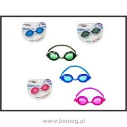 Bemag Okulary pływackie Ocean Wave Goggles , ochrona UV, 3 kolory Bemag (21048)