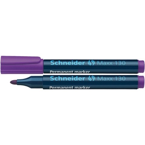Schneider Marker permanentny Schneider Maxx 130 fiolet 1,0-3,0mm okrągła końcówka (113008) Schneider Marker permanentny Schneider Maxx 130 fiolet 1,0-3,0mm okrągła końcówka (113008)